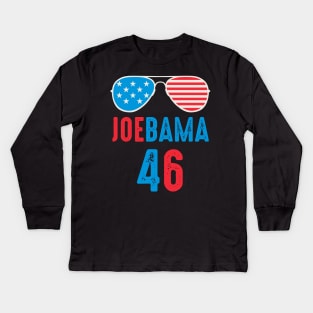 Joebama 46 President Kids Long Sleeve T-Shirt